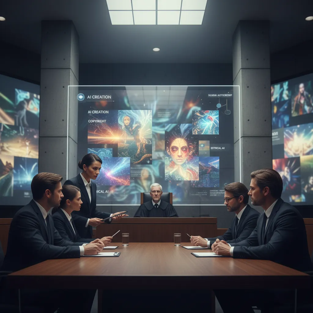 Legal discussion on AI art copyright