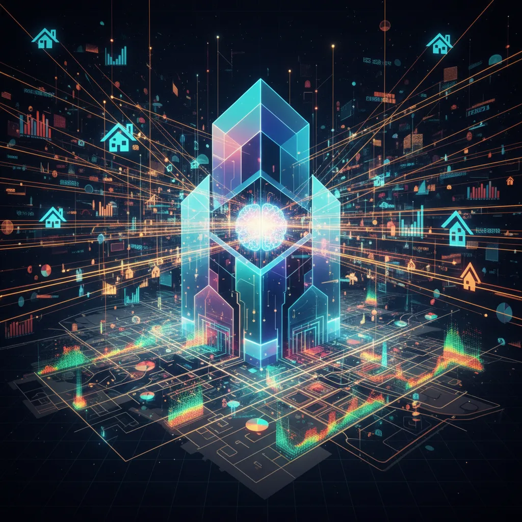 AI analyzing real estate investment data