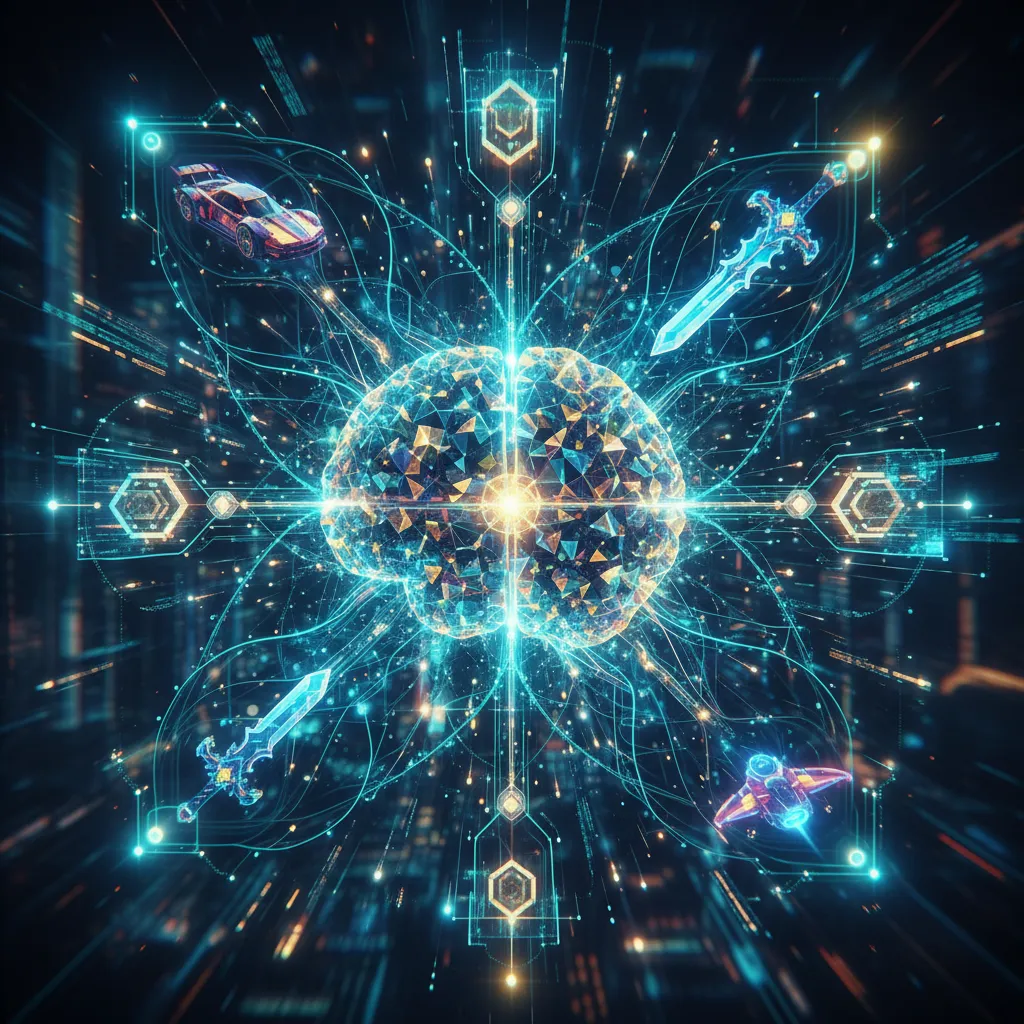 AI algorithms optimizing game performance