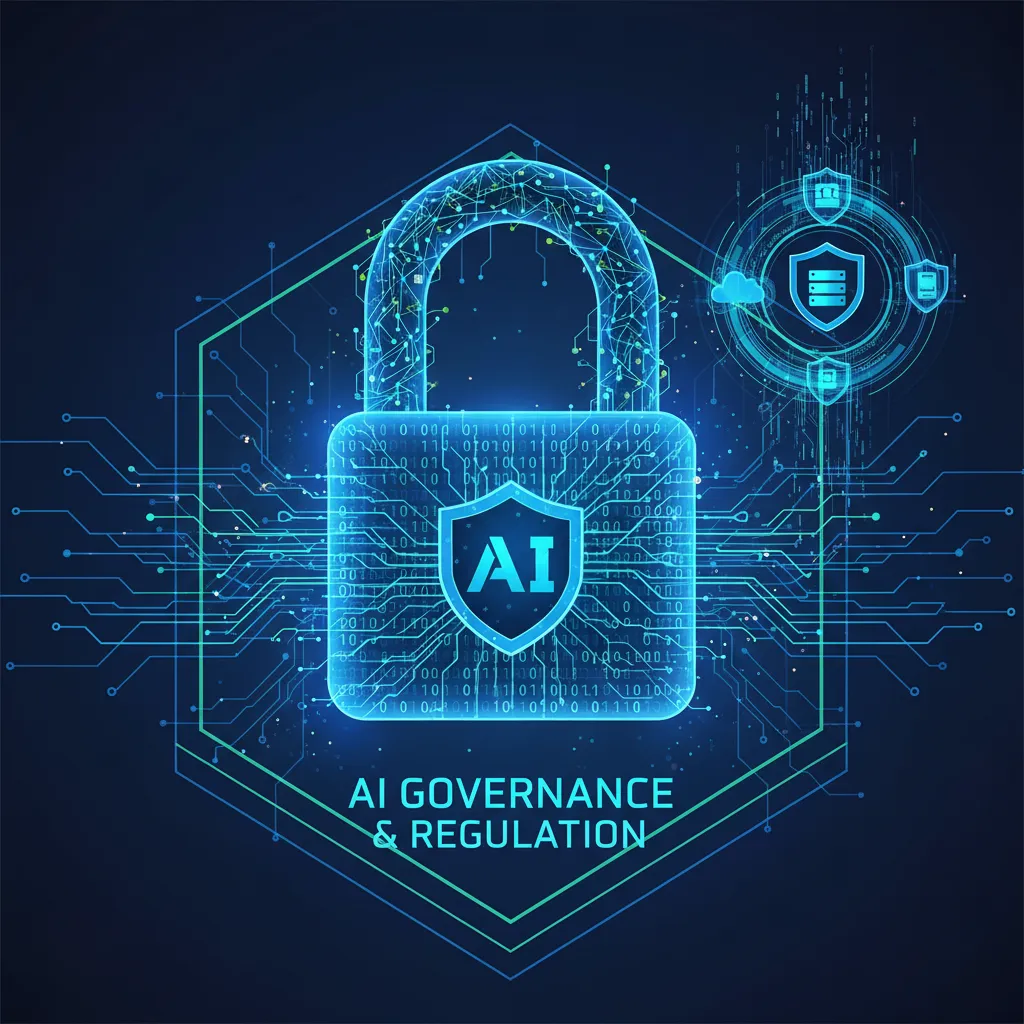 Padlock with binary code and AI neural networks for digital security