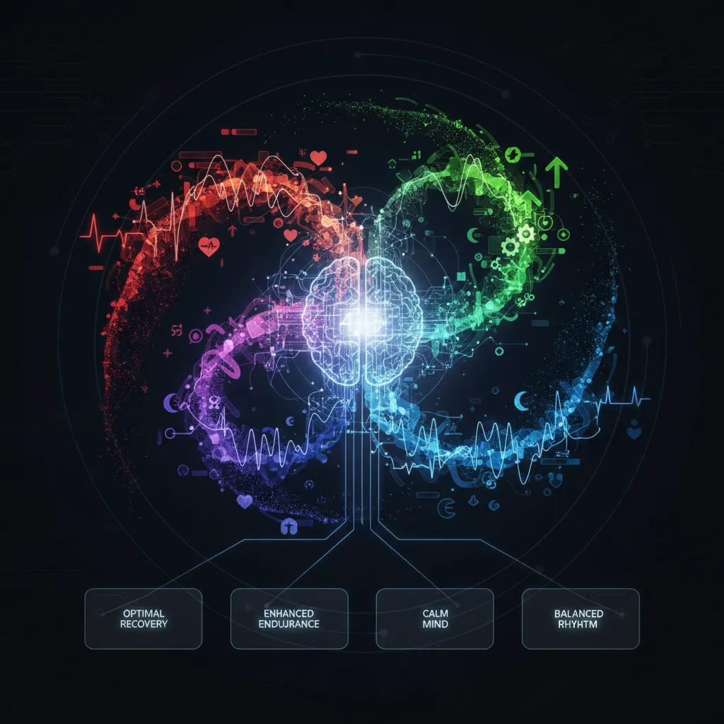 AI analyzing wearable health data for insights