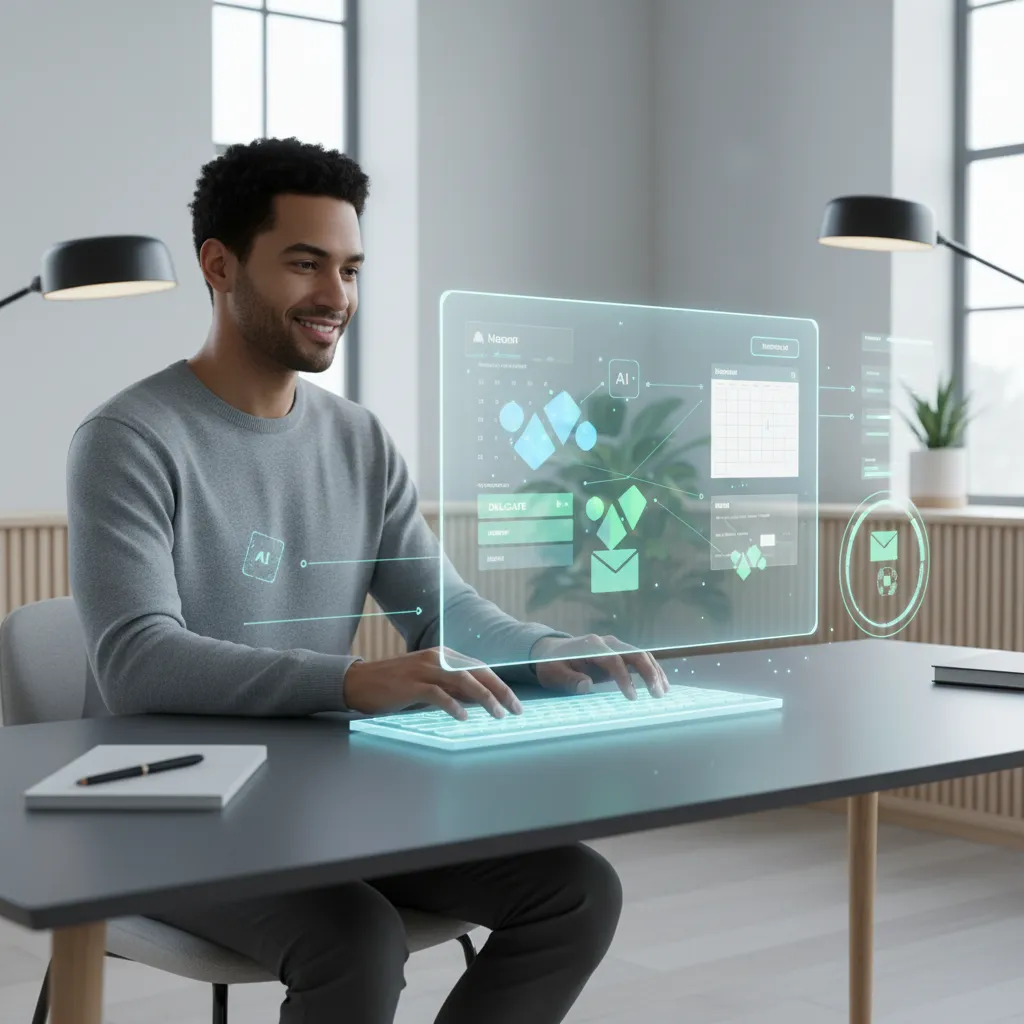 AI agent organizing schedule and emails for increased efficiency