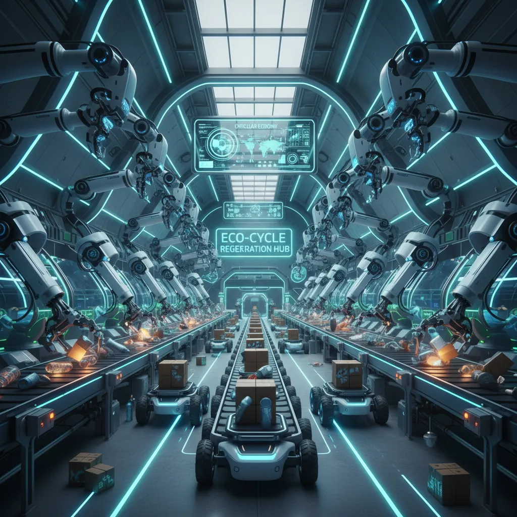 Robots using AI for waste sorting and recycling