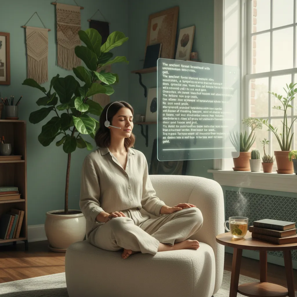 AI writing assistant generating content