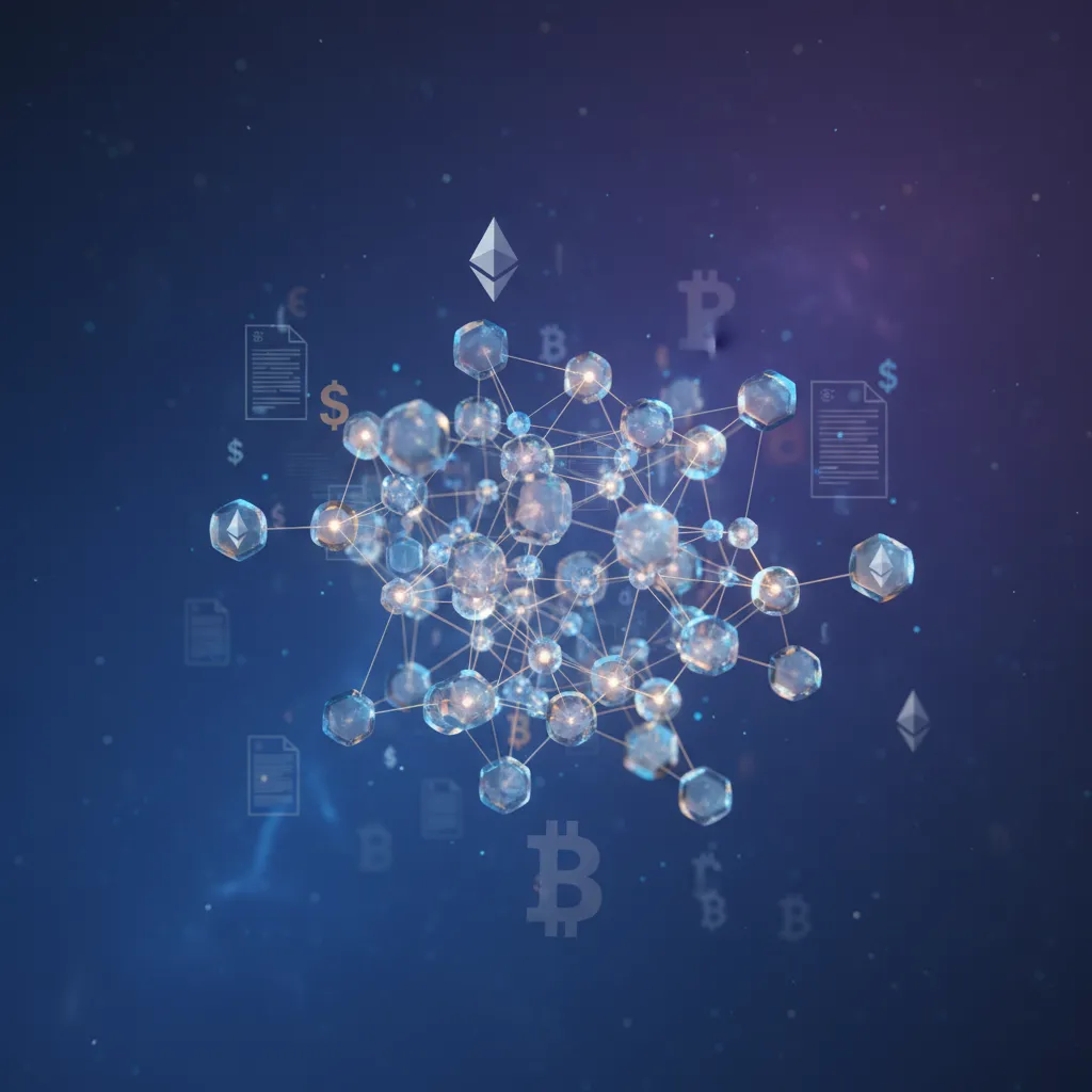 Abstract blockchain network with financial overlays