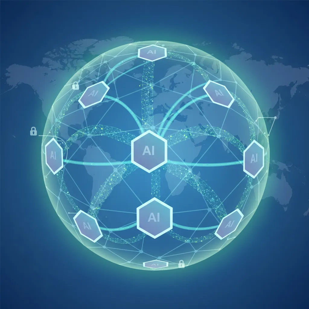 Global network of AI PCs with secure data flow