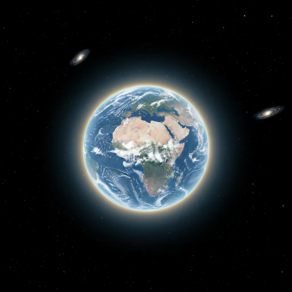 Future Earth protected by AI defense systems