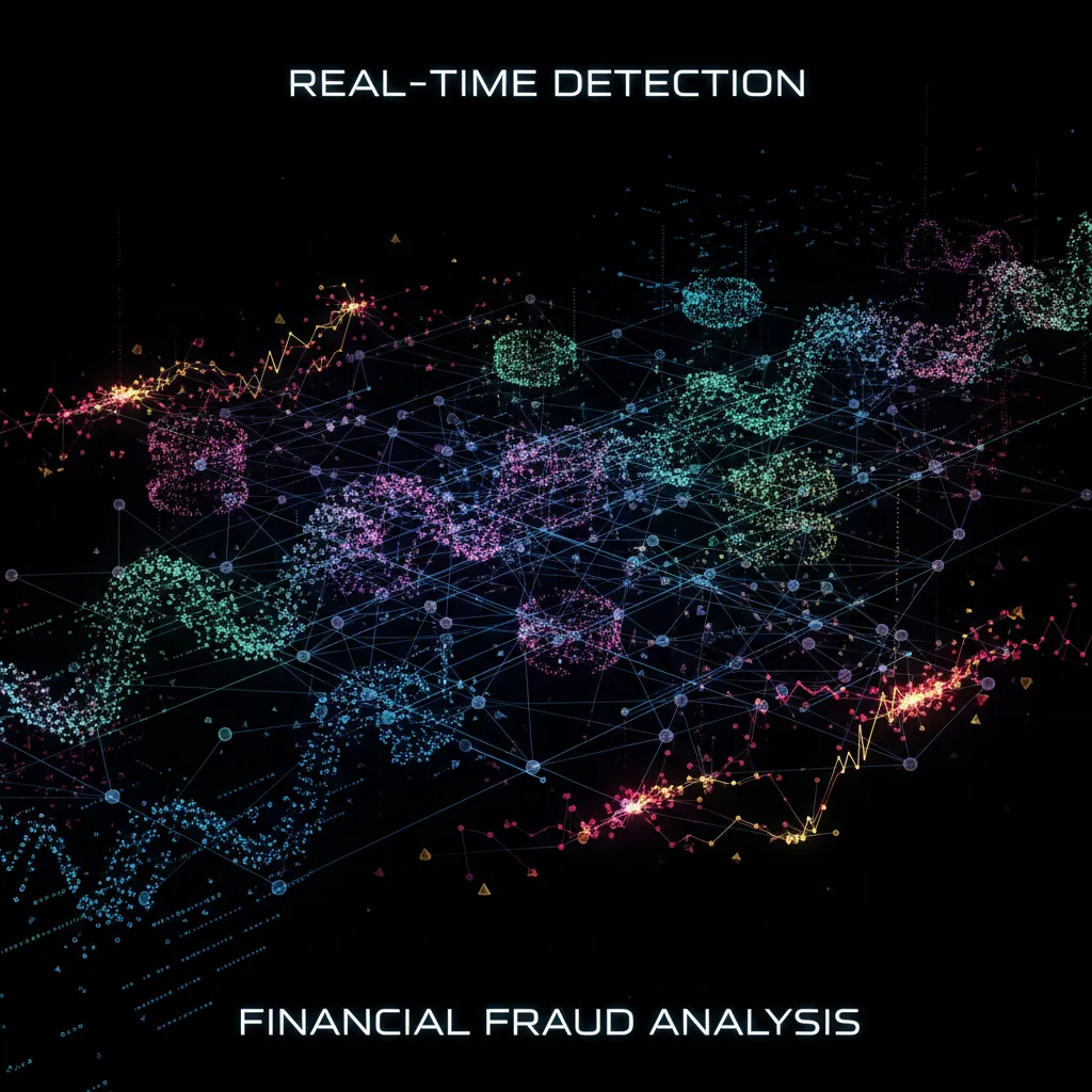 Machine learning algorithms analyzing financial transactions.
