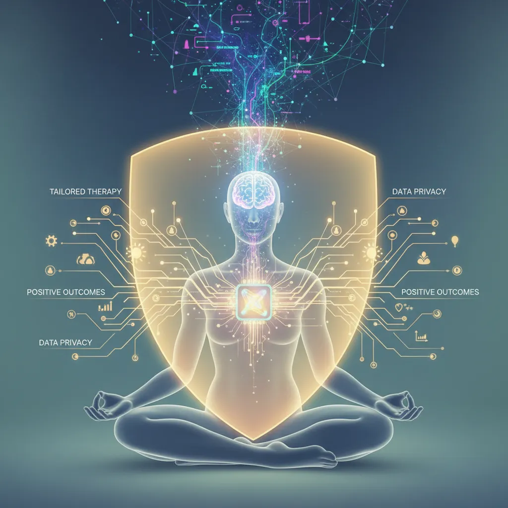 AI-driven personalized therapy graphic