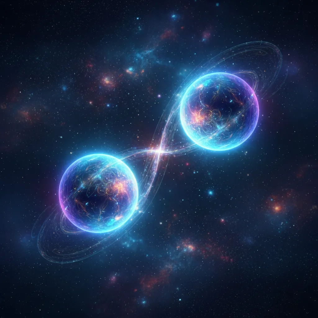 Quantum entanglement cosmic link