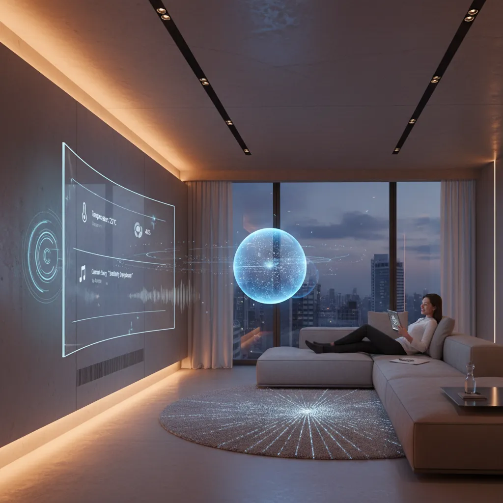 AI agent controlling smart home devices for personalized comfort