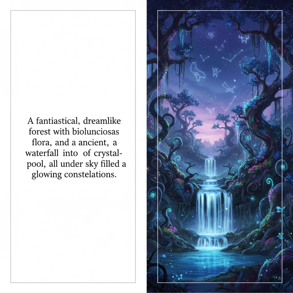 Text prompt generating AI art