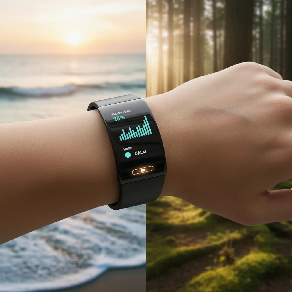 Smart ring or watch monitoring mental health